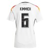 Camiseta de fútbol Alemania Kimmich 6 Primera Equipación Euro 2024 - Mujer